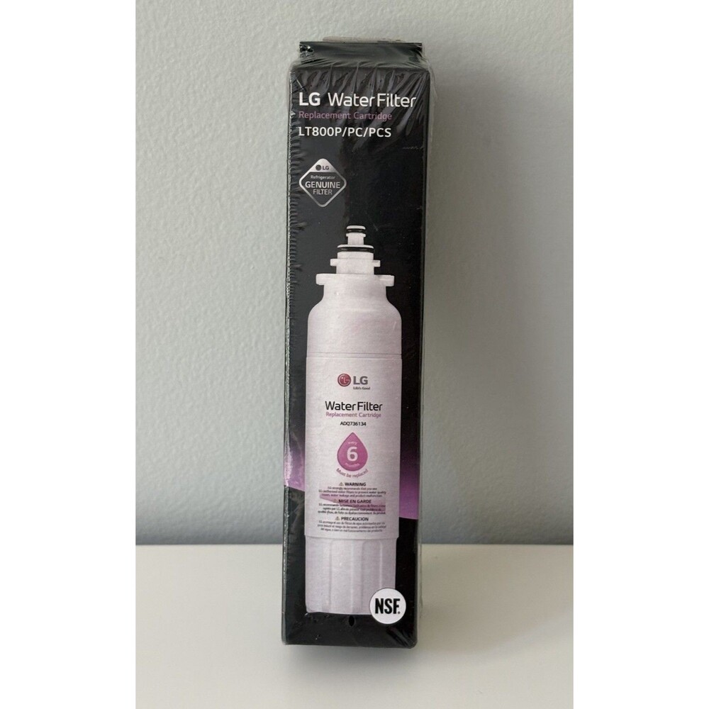 LG Water Filter NSF LT800P Black Replacement Cartridge Refrigerator New USA